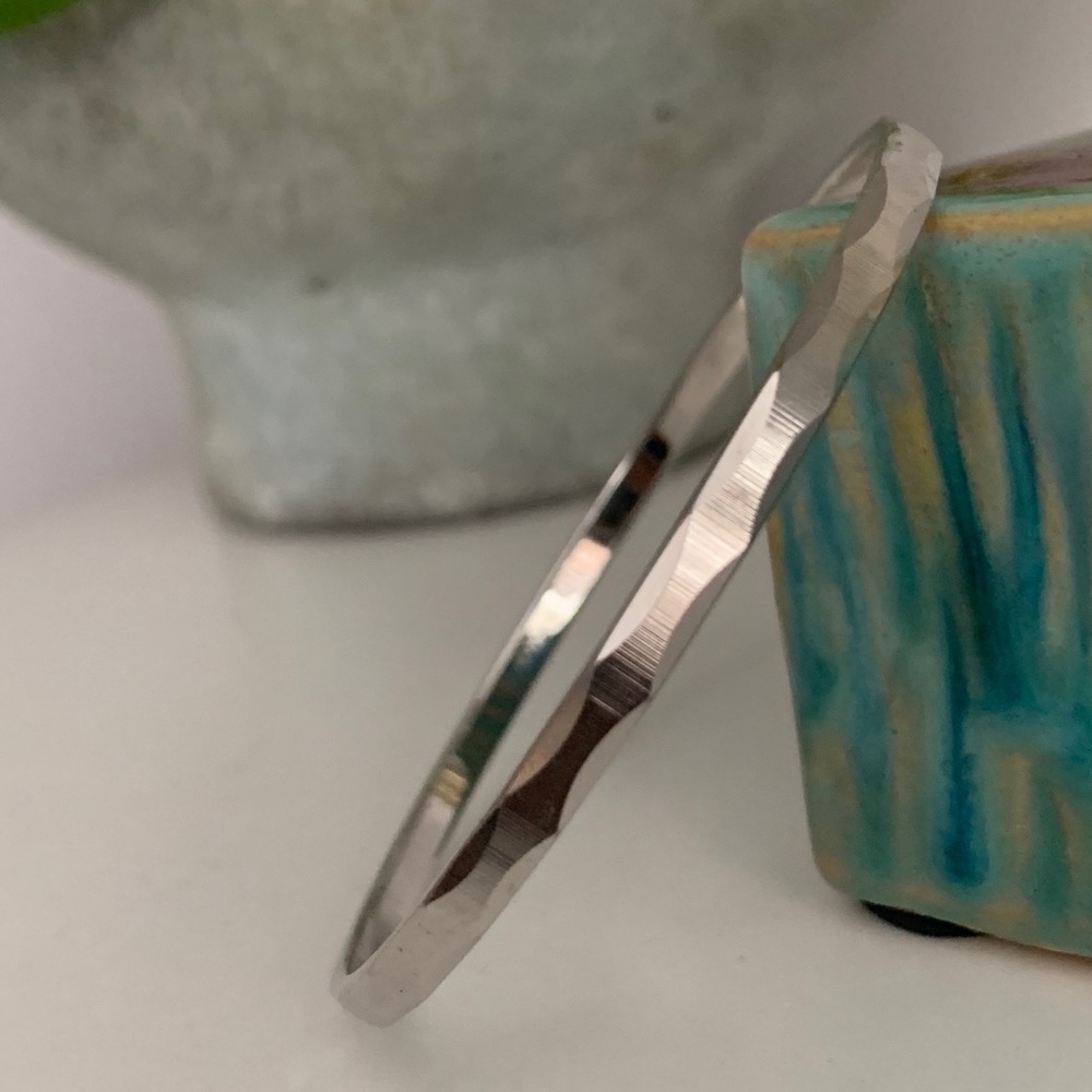 Vintage Monet silver Bangle